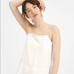 White Everlane top Japanese Go Weave Cami